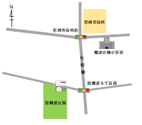 西難波交番