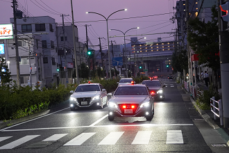 覆面パトカーによる特別取締部隊の活動