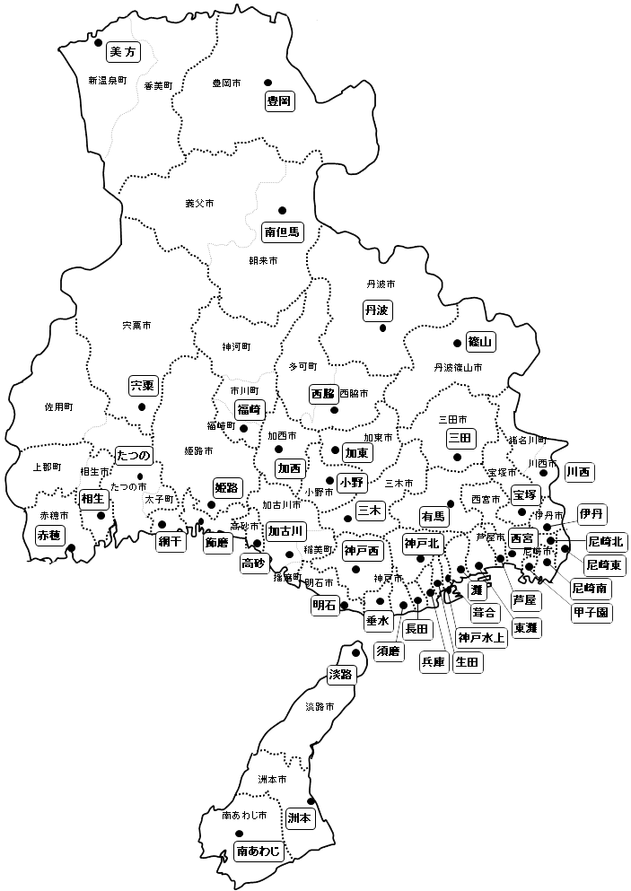 兵庫県地図