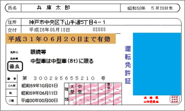 兵庫県警察 交通関係 ｉｃカード運転免許証と暗証番号について