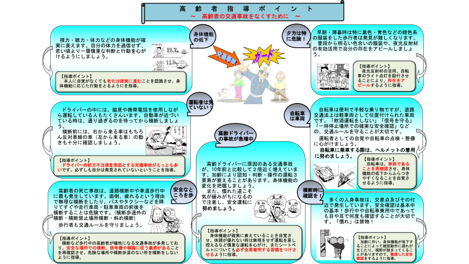 「高齢者指導ポイント」の表示