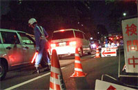 写真「夜間検問」