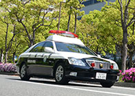 パトカーの写真