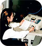ラジオ放送の様子