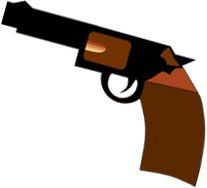拳銃のイラスト
